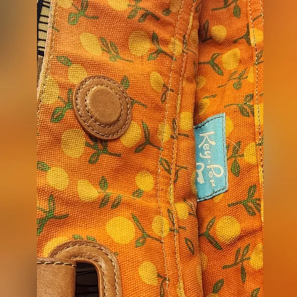 Fossil Vintage Birdcage Key-per Keyper Coated Canvas - Picture 5 of 13